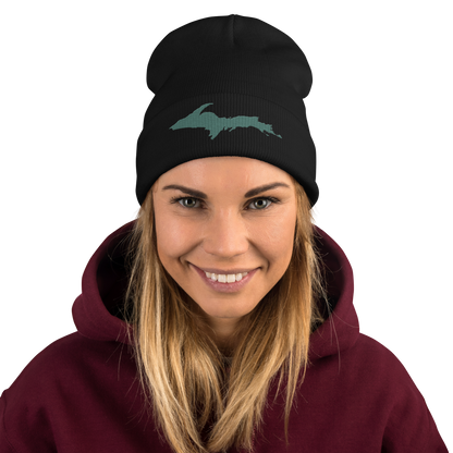 Upper Peninsula Winter Beanie | Copper Green