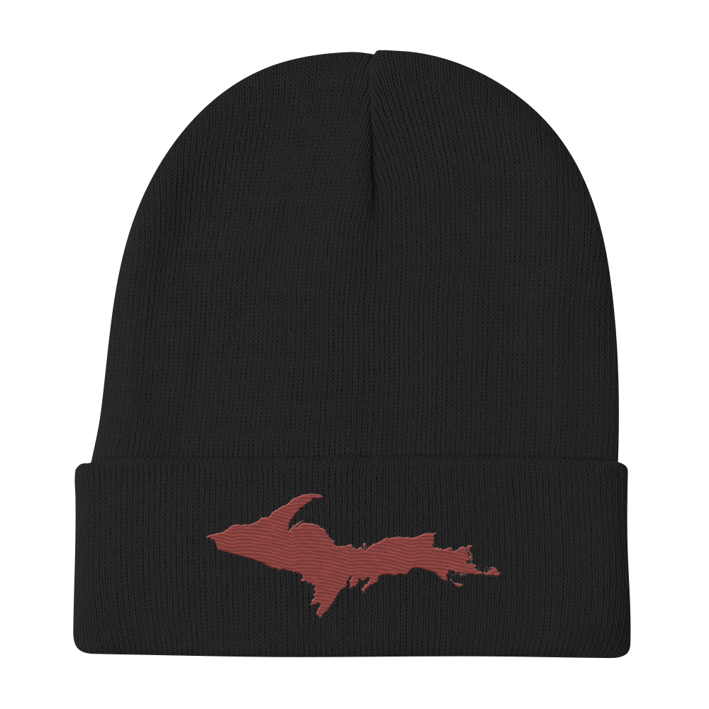 Upper Peninsula Winter Beanie | Ore Dock Red