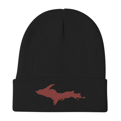 Upper Peninsula Winter Beanie | Ore Dock Red