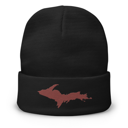 Upper Peninsula Winter Beanie | Ore Dock Red