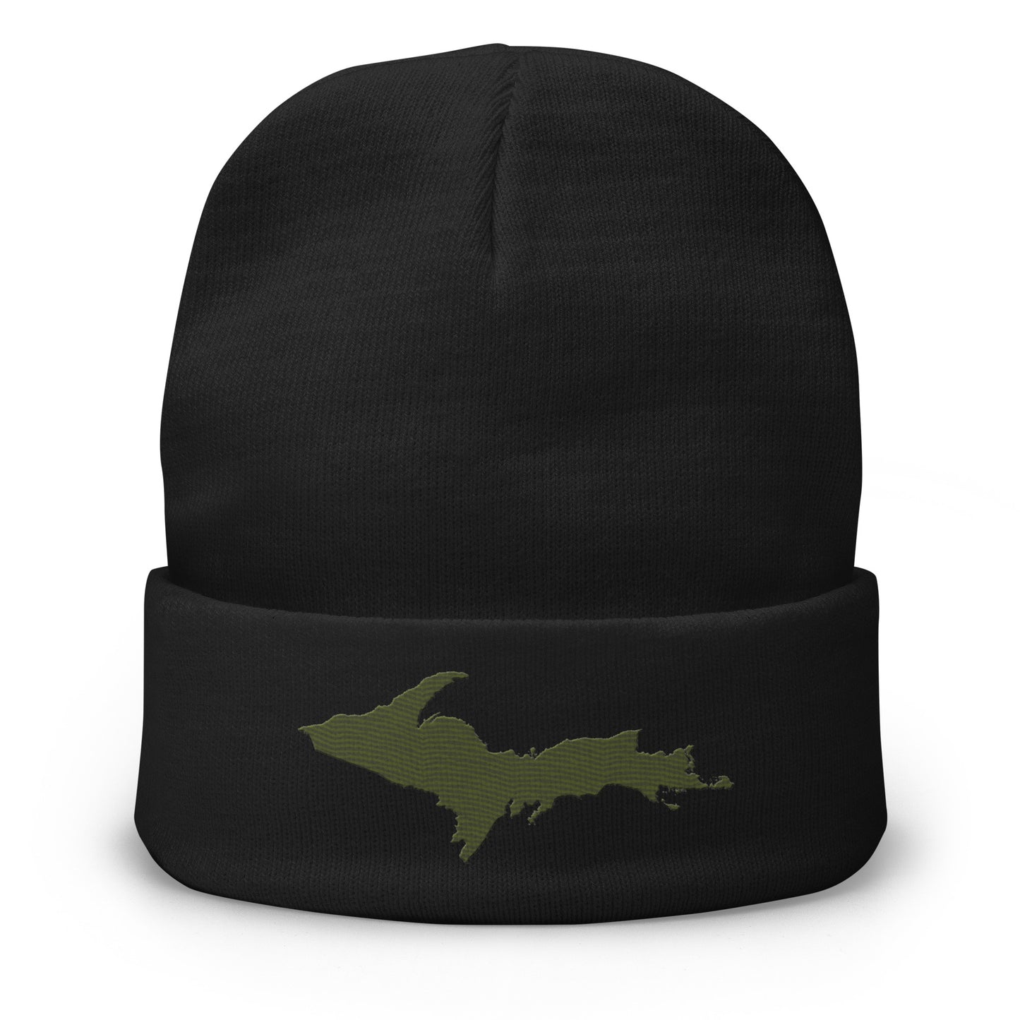 Upper Peninsula Winter Beanie | Army Green