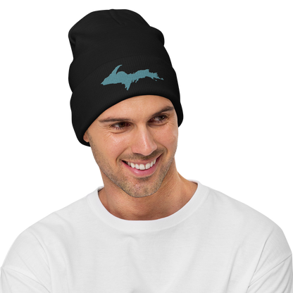 Upper Peninsula Winter Beanie | Huron Blue