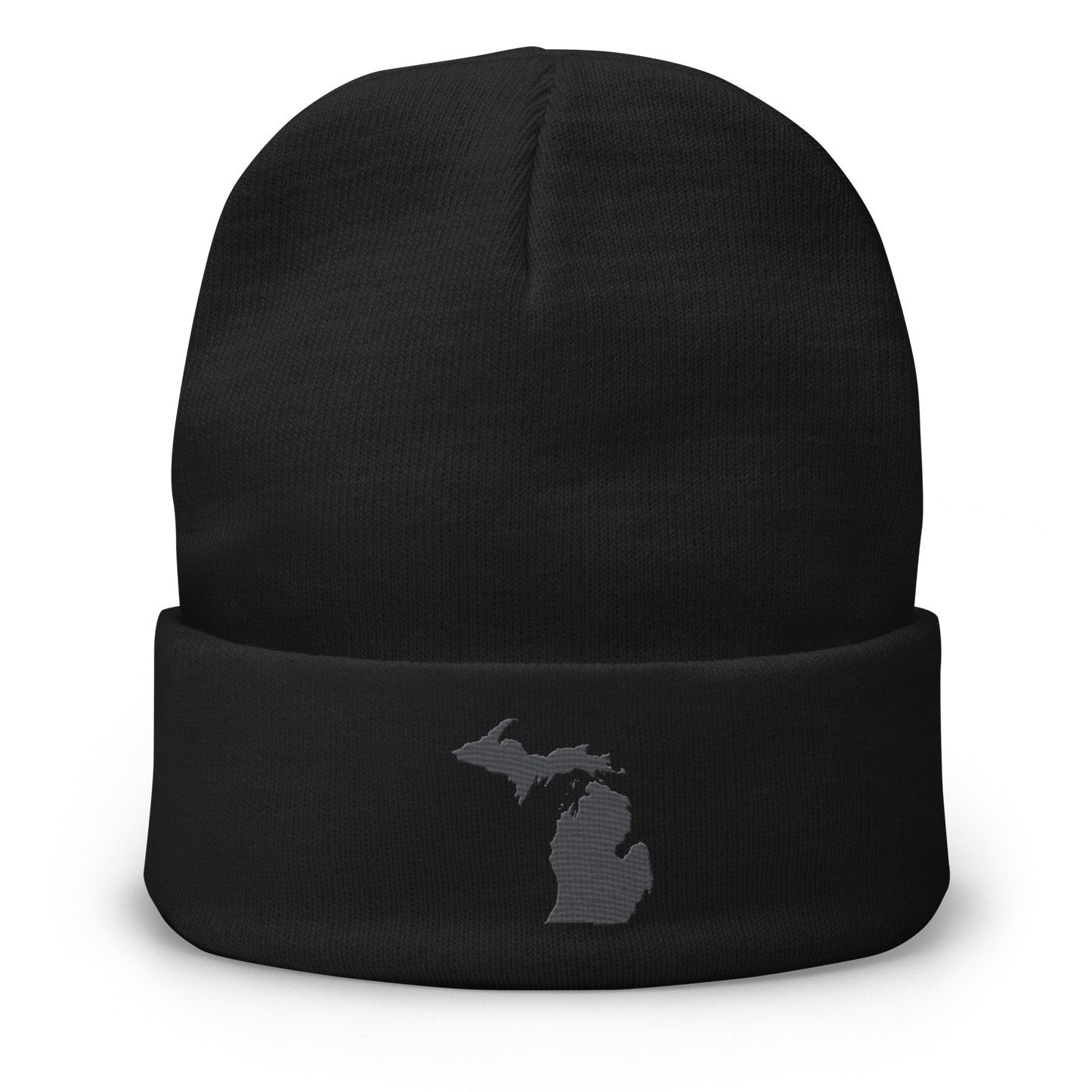 Michigan Winter Beanie | Iron Ore Grey Outline