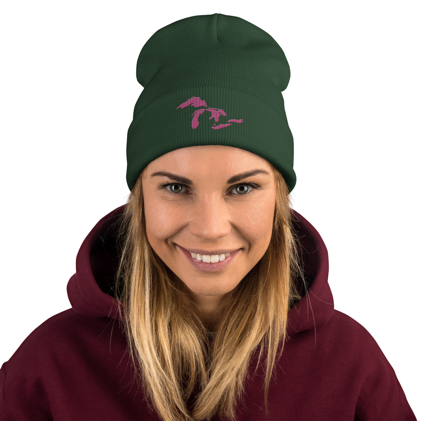 Great Lakes Winter Beanie (Apple Blossom Pink)