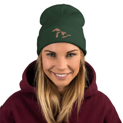 Great Lakes Winter Beanie (Copper)