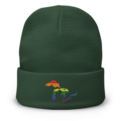 Great Lakes Winter Beanie (Rainbow Pride Edition)