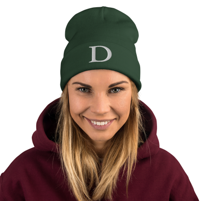 Detroit 'Old French D' Winter Beanie