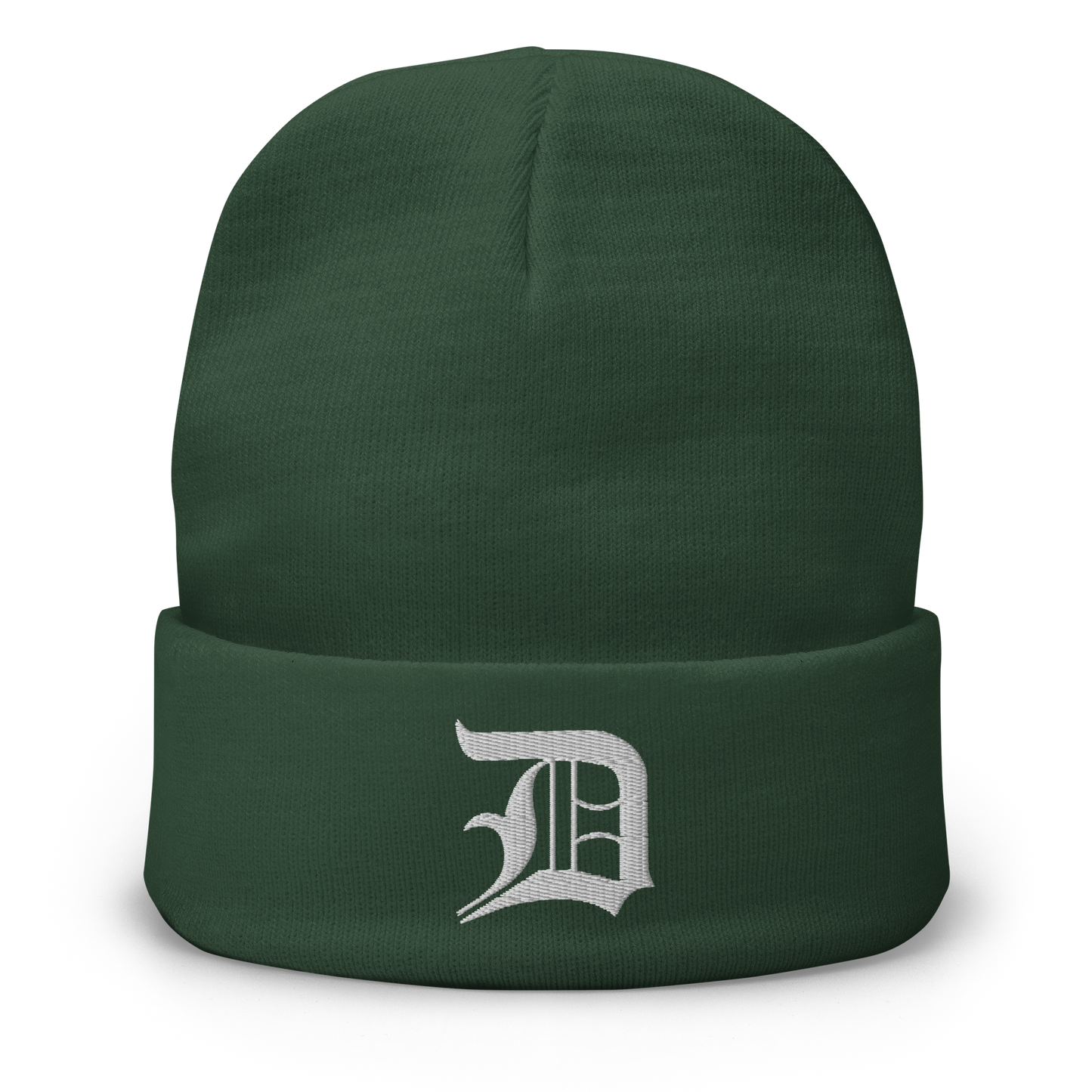 Detroit 'Old English D' Winter Beanie