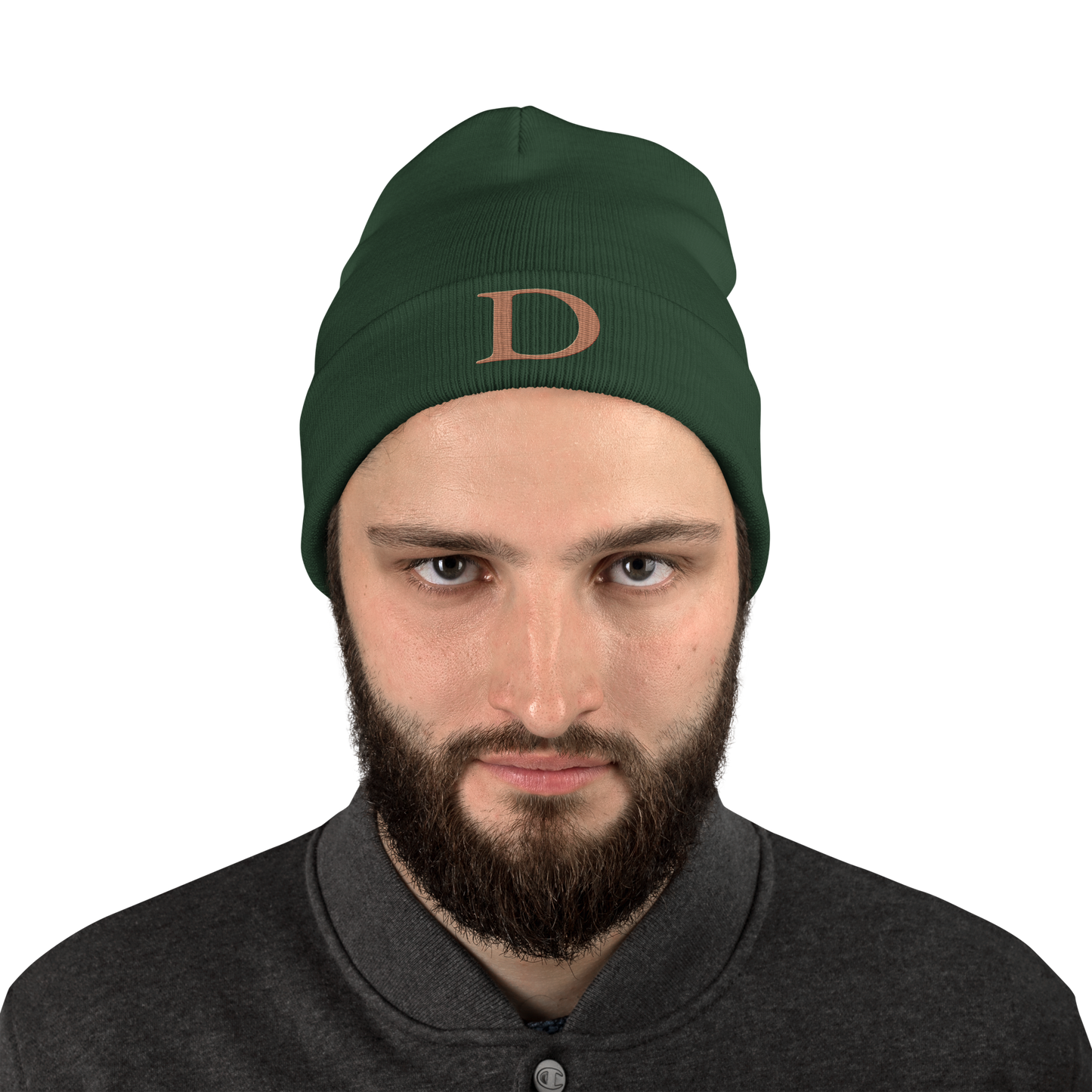 Detroit 'Old French D' Winter Beanie (Copper)