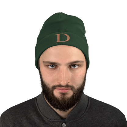 Detroit 'Old French D' Winter Beanie (Copper)