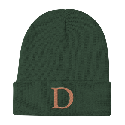 Detroit 'Old French D' Winter Beanie (Copper)