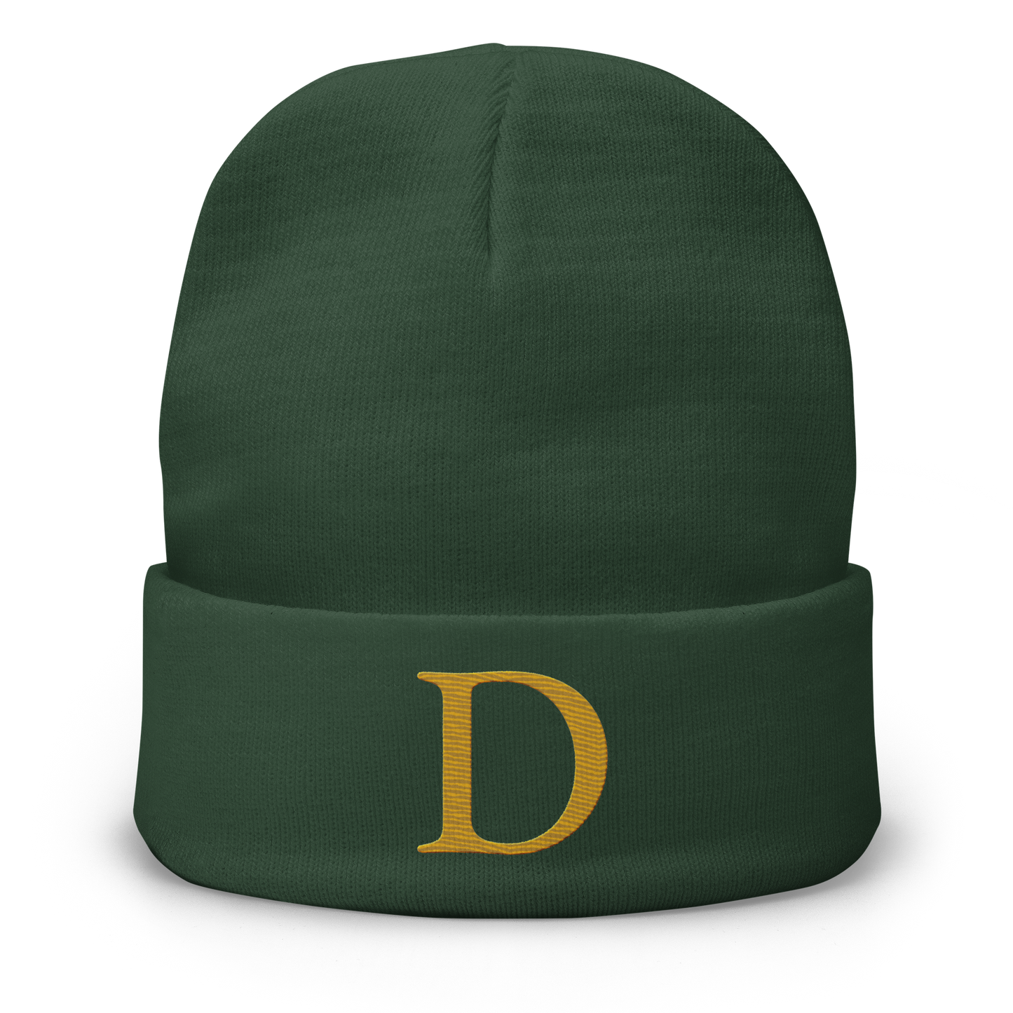 Detroit 'Old French D' Winter Beanie (Gold)