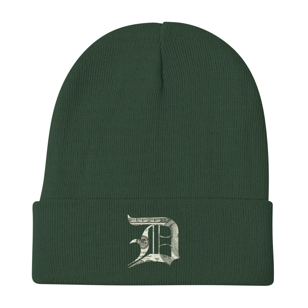 Detroit 'Old English D' Winter Beanie (Benjamin's Edition)