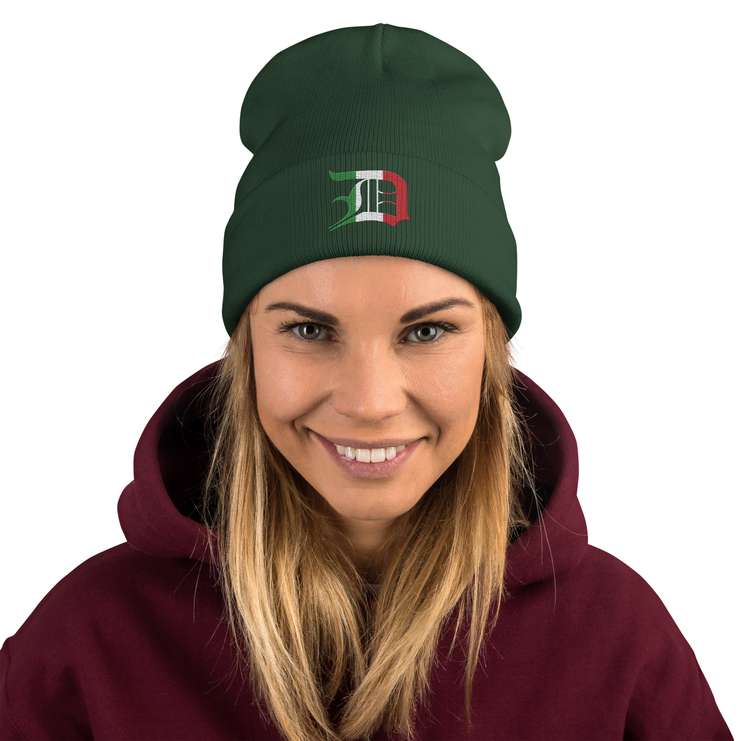 Detroit 'Old English D' Winter Beanie (Italian Edition)