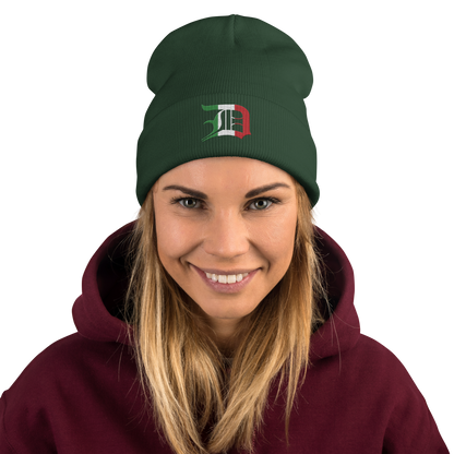 Detroit 'Old English D' Winter Beanie (Italian Edition)