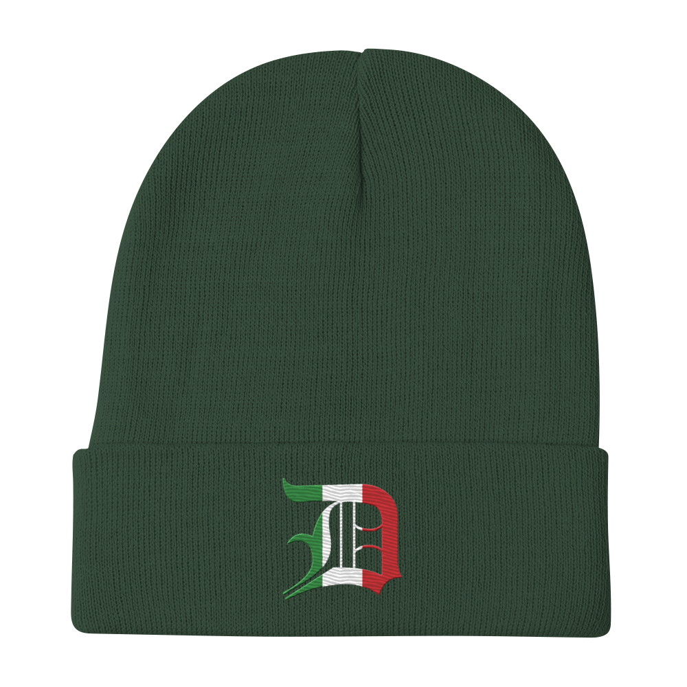 Detroit 'Old English D' Winter Beanie (Italian Edition)