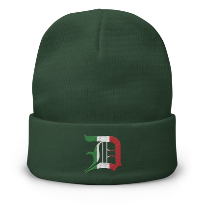 Detroit 'Old English D' Winter Beanie (Italian Edition)