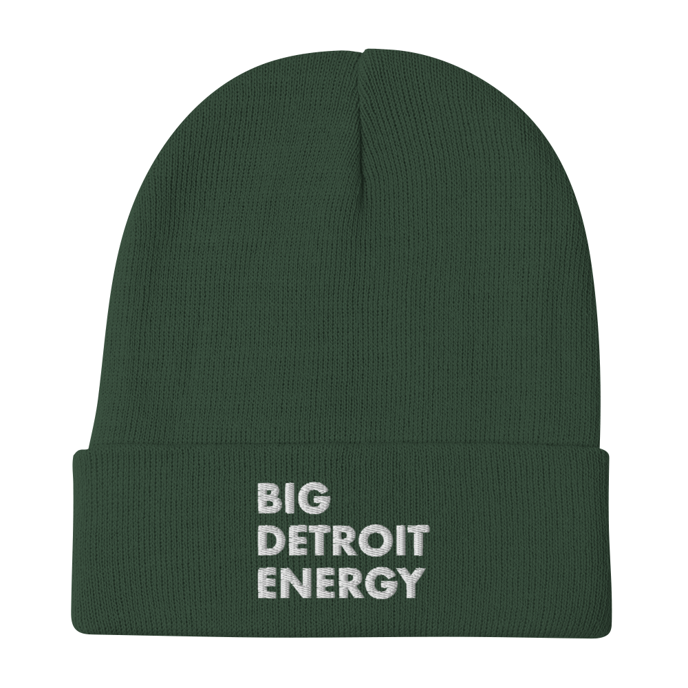 'Big Detroit Energy' Winter Beanie