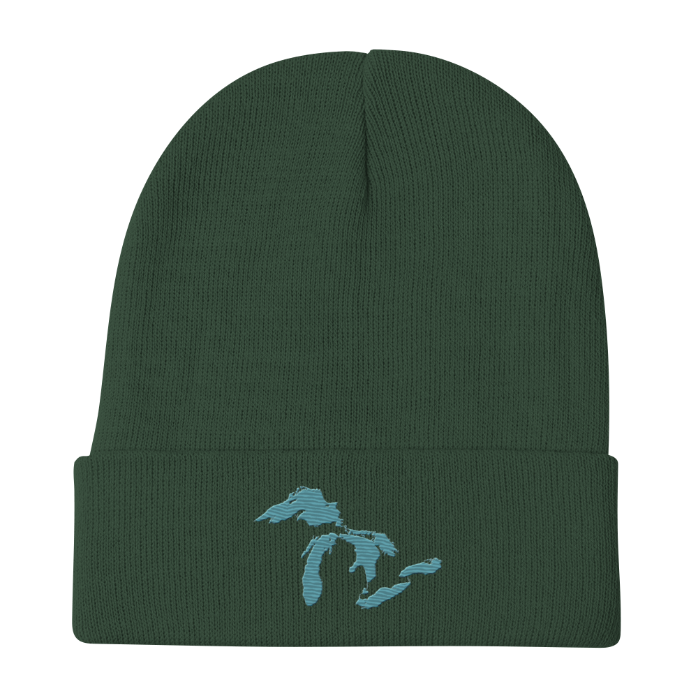 Great Lakes Winter Beanie (Huron Blue)