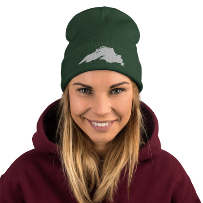 Lake Superior Winter Beanie | Platinum