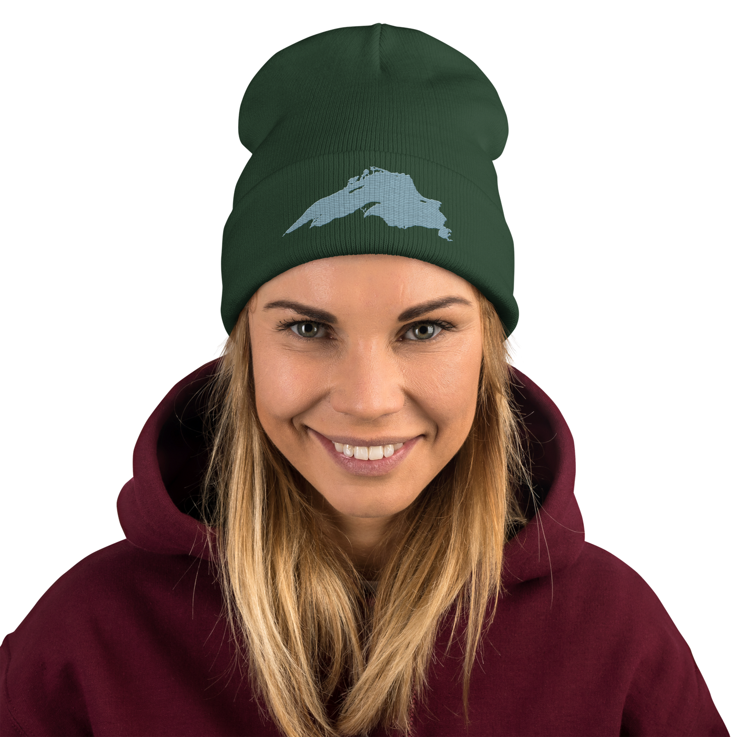 Lake Superior Winter Beanie | Opal Blue