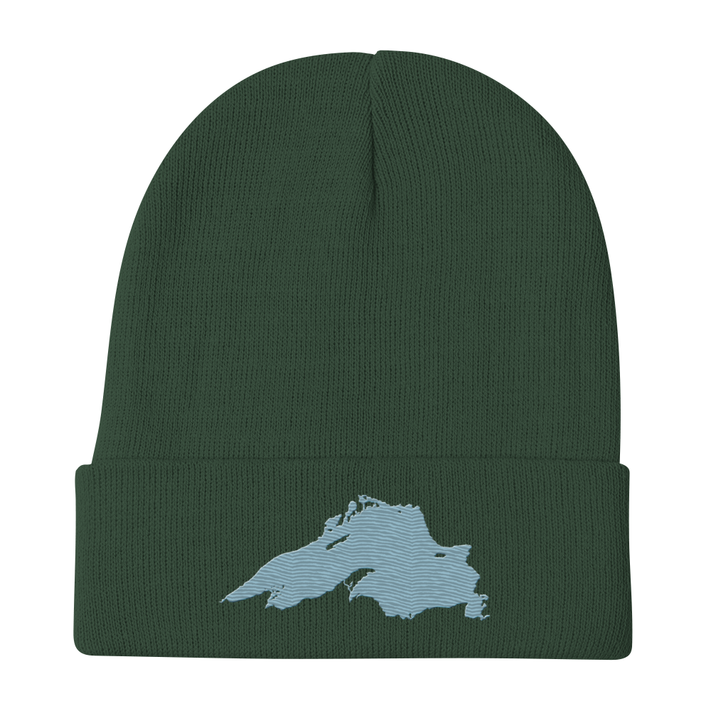 Lake Superior Winter Beanie | Opal Blue