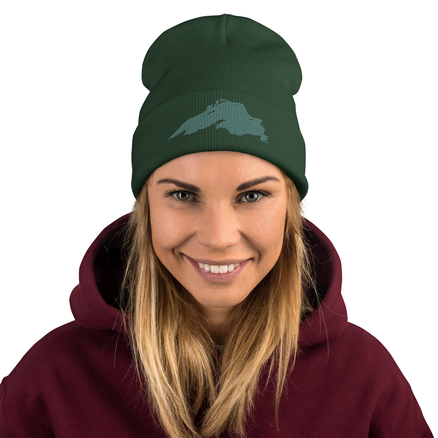 Lake Superior Winter Beanie | Copper Green