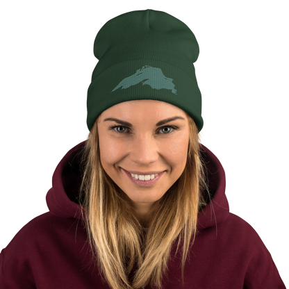 Lake Superior Winter Beanie | Copper Green