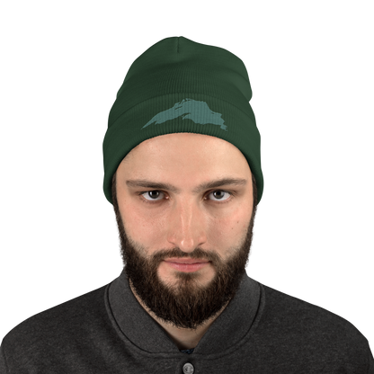 Lake Superior Winter Beanie | Copper Green