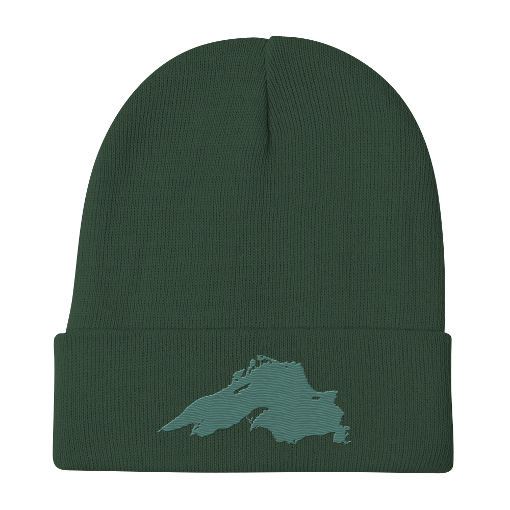 Lake Superior Winter Beanie | Copper Green