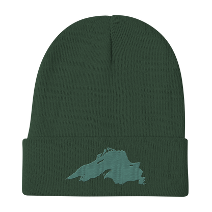 Lake Superior Winter Beanie | Copper Green