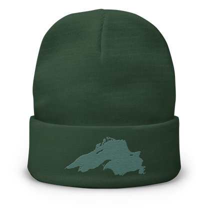 Lake Superior Winter Beanie | Copper Green