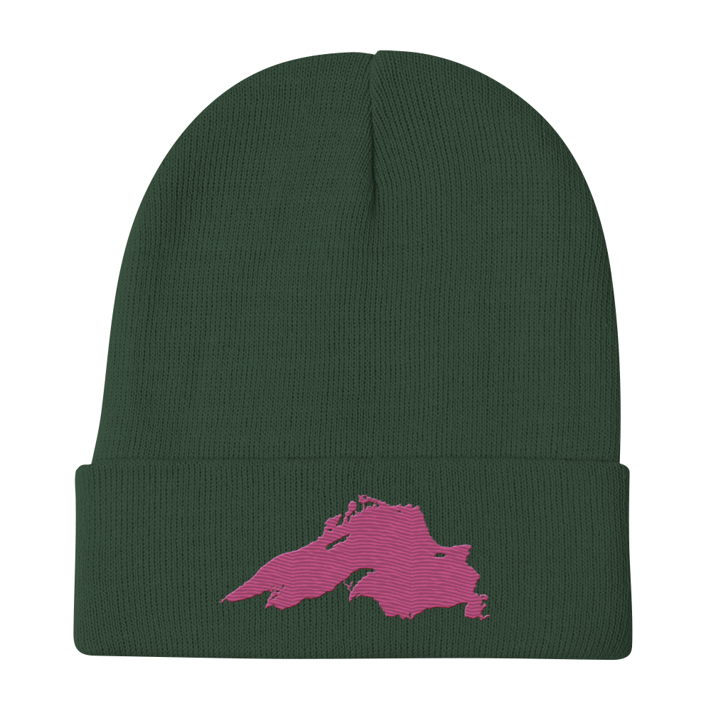 Lake Superior Winter Beanie | Apple Blossom Pink