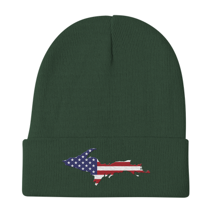 Upper Peninsula Winter Beanie | Patriotic Edition