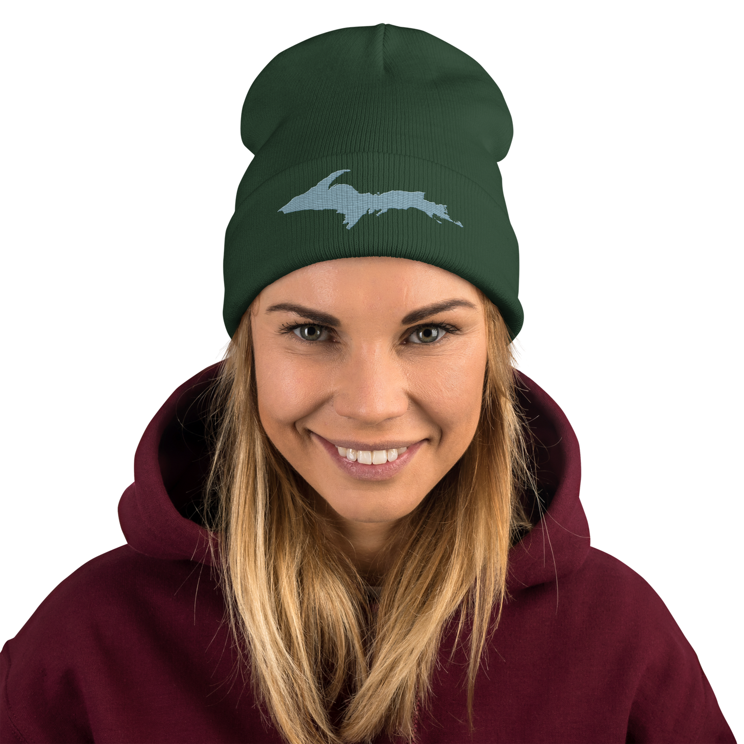 Upper Peninsula Winter Beanie | Opal Blue