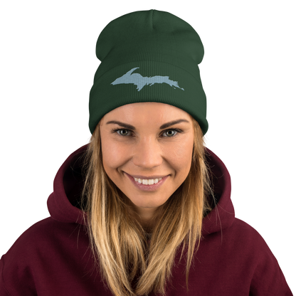 Upper Peninsula Winter Beanie | Opal Blue