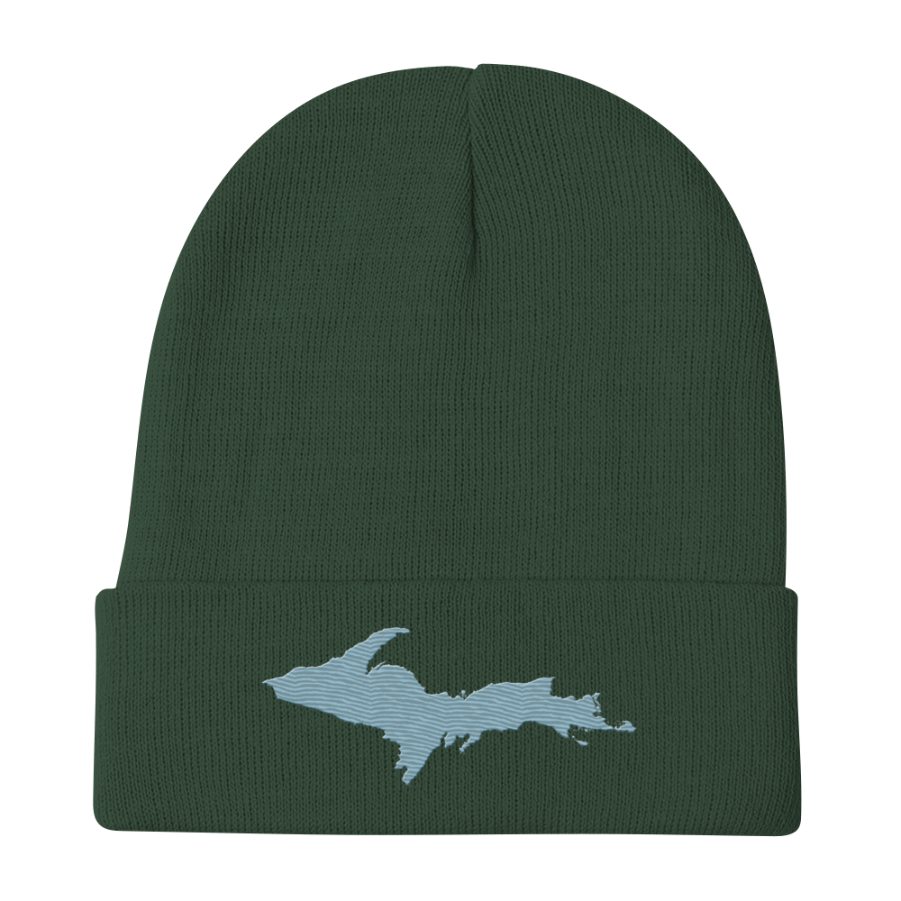 Upper Peninsula Winter Beanie | Opal Blue