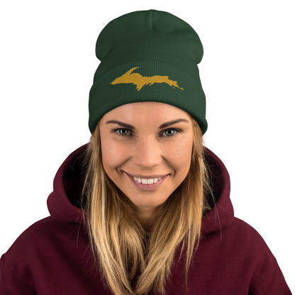 Upper Peninsula Winter Beanie | Gold