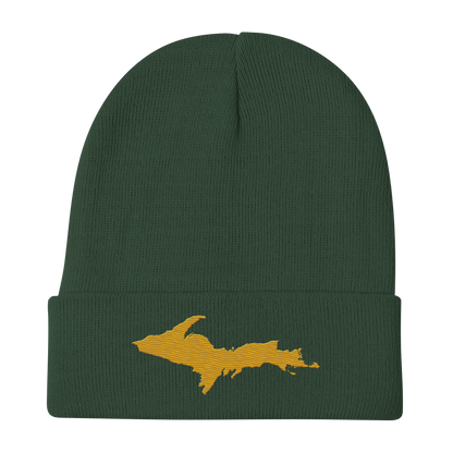 Upper Peninsula Winter Beanie | Gold