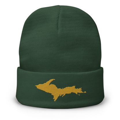 Upper Peninsula Winter Beanie | Gold