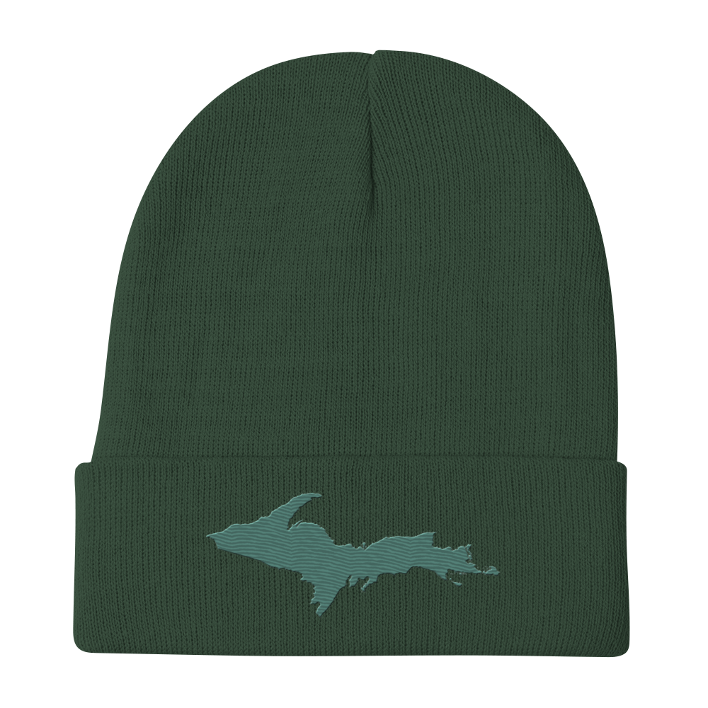 Upper Peninsula Winter Beanie | Copper Green