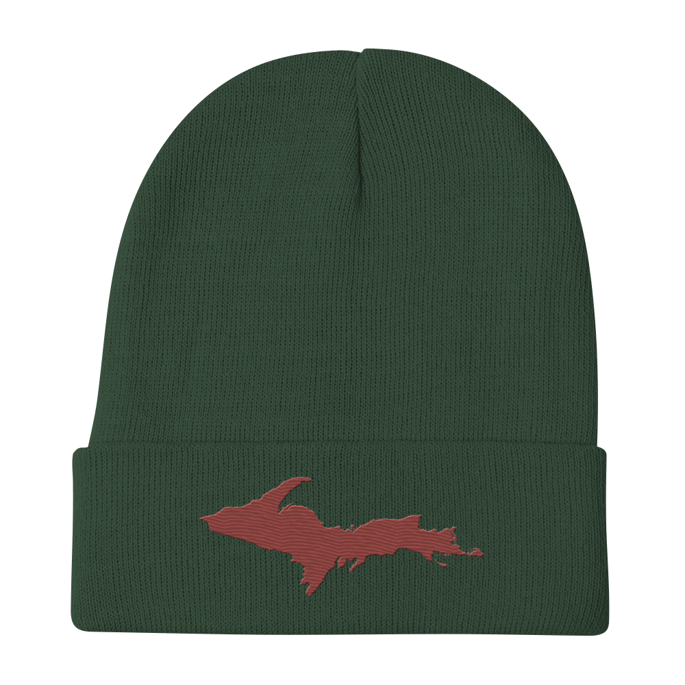 Upper Peninsula Winter Beanie | Ore Dock Red