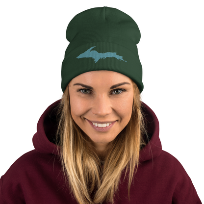 Upper Peninsula Winter Beanie | Huron Blue