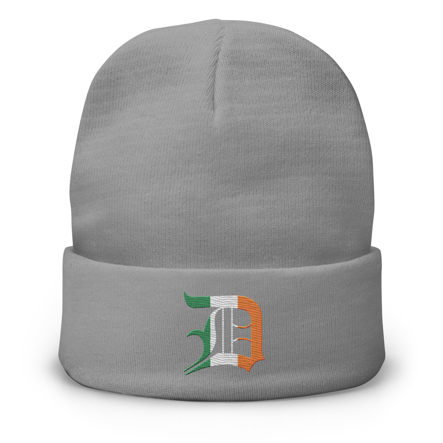 Detroit 'Old English D' Winter Beanie (Irish Edition)