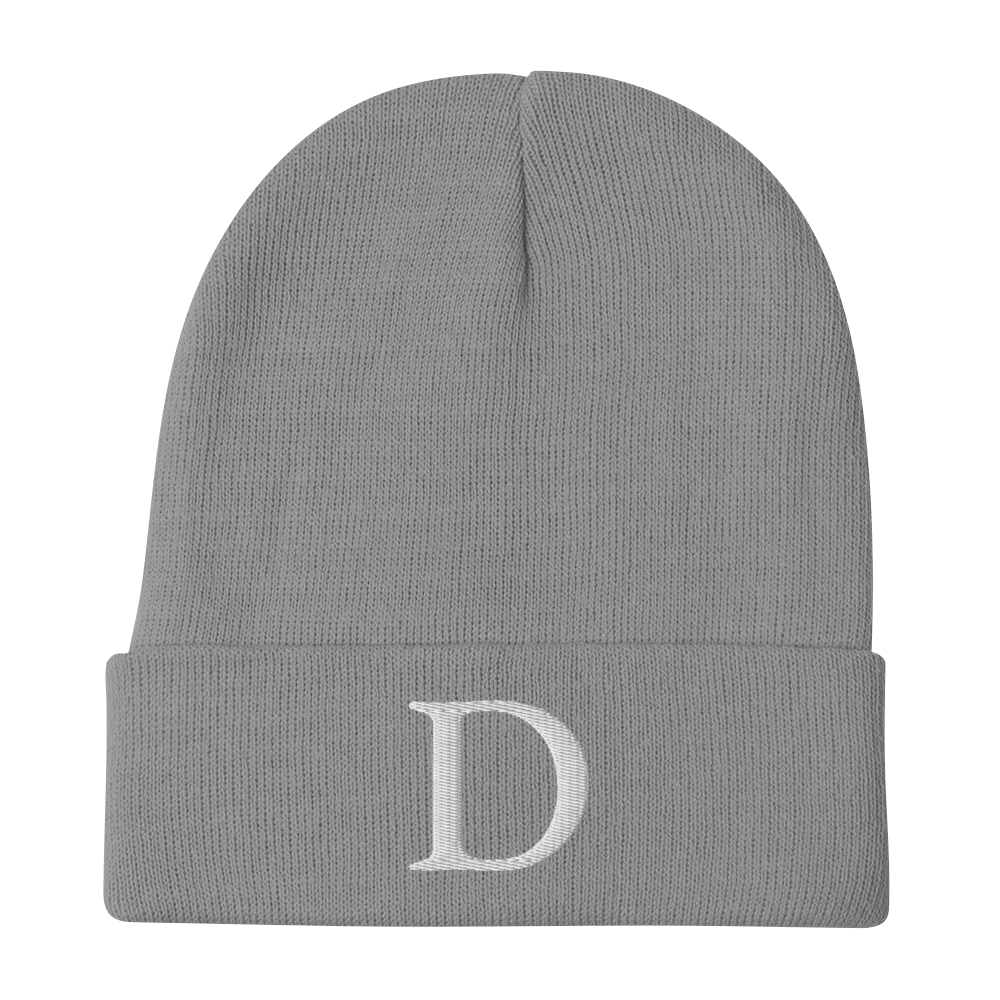 Detroit 'Old French D' Winter Beanie