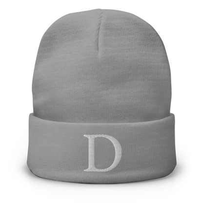 Detroit 'Old French D' Winter Beanie