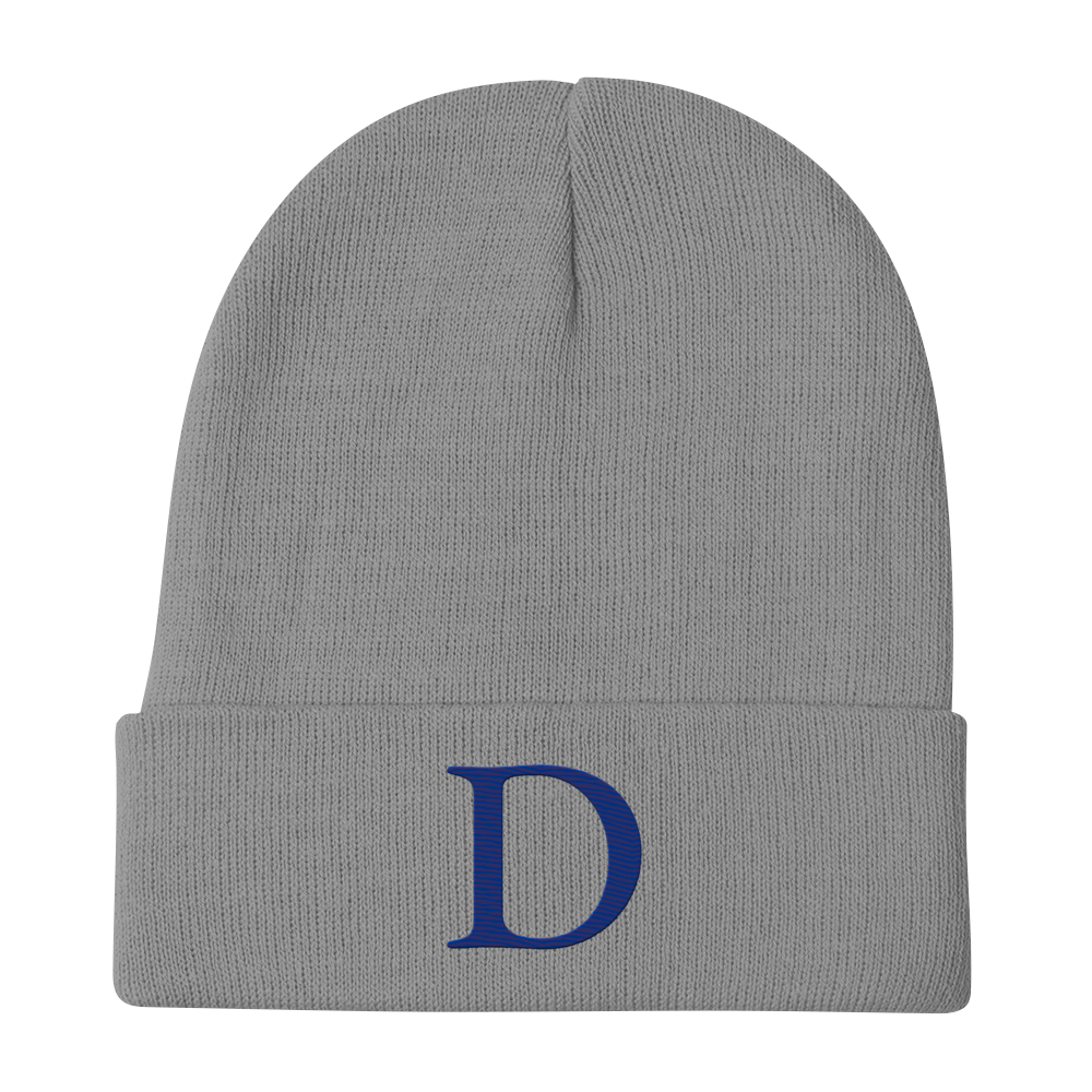 Detroit 'Old French D' Winter Beanie (Bourbon Blue)