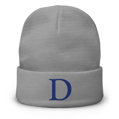 Detroit 'Old French D' Winter Beanie (Bourbon Blue)