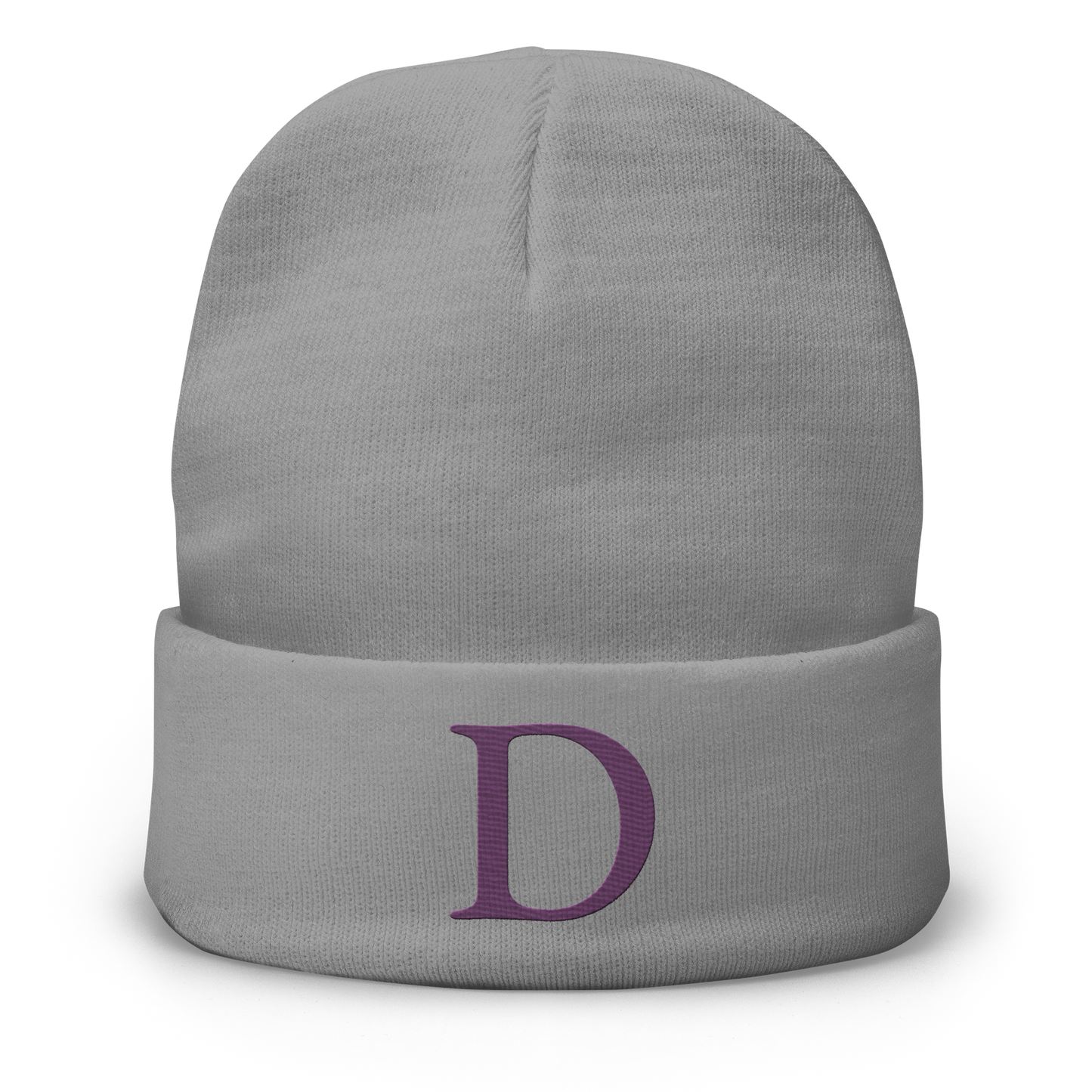 Detroit 'Old French D' Winter Beanie (Plum)