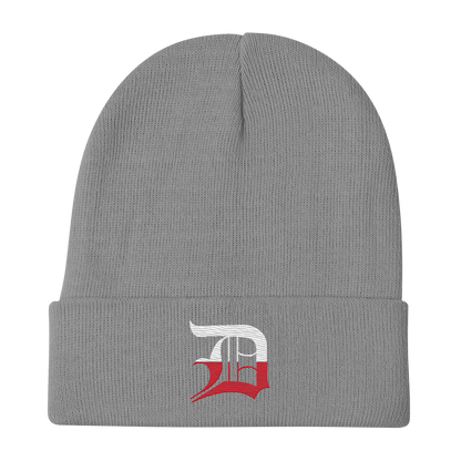 Detroit 'Old English D' Winter Beanie (Polish Edition)